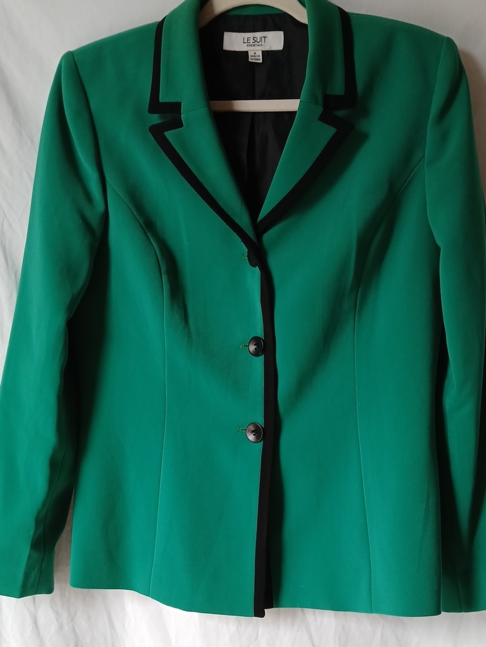 Le Suit Emerald Green Women's Blazer Jacket